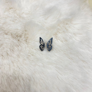 Metal Shape Stud Earring / Butterfly
