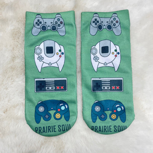 Socks Ankle / Gamer Controllers blue