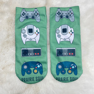 Socks Ankle / Gamer Controllers blue