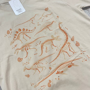 Graphic Tee / Dinosaur Bones