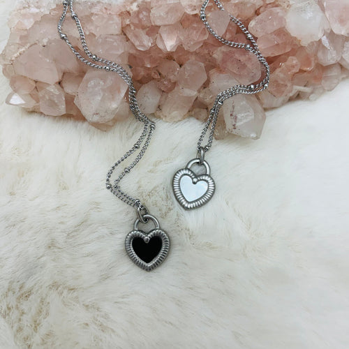 Stainless Steel / Anteros Heart Necklace