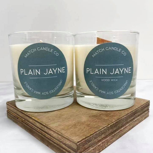 Good Intentions Candle / Plain Jayne (unscented)