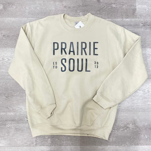 Prairie Soul Crewneck Sweater OG / Sand / ESTD 2012