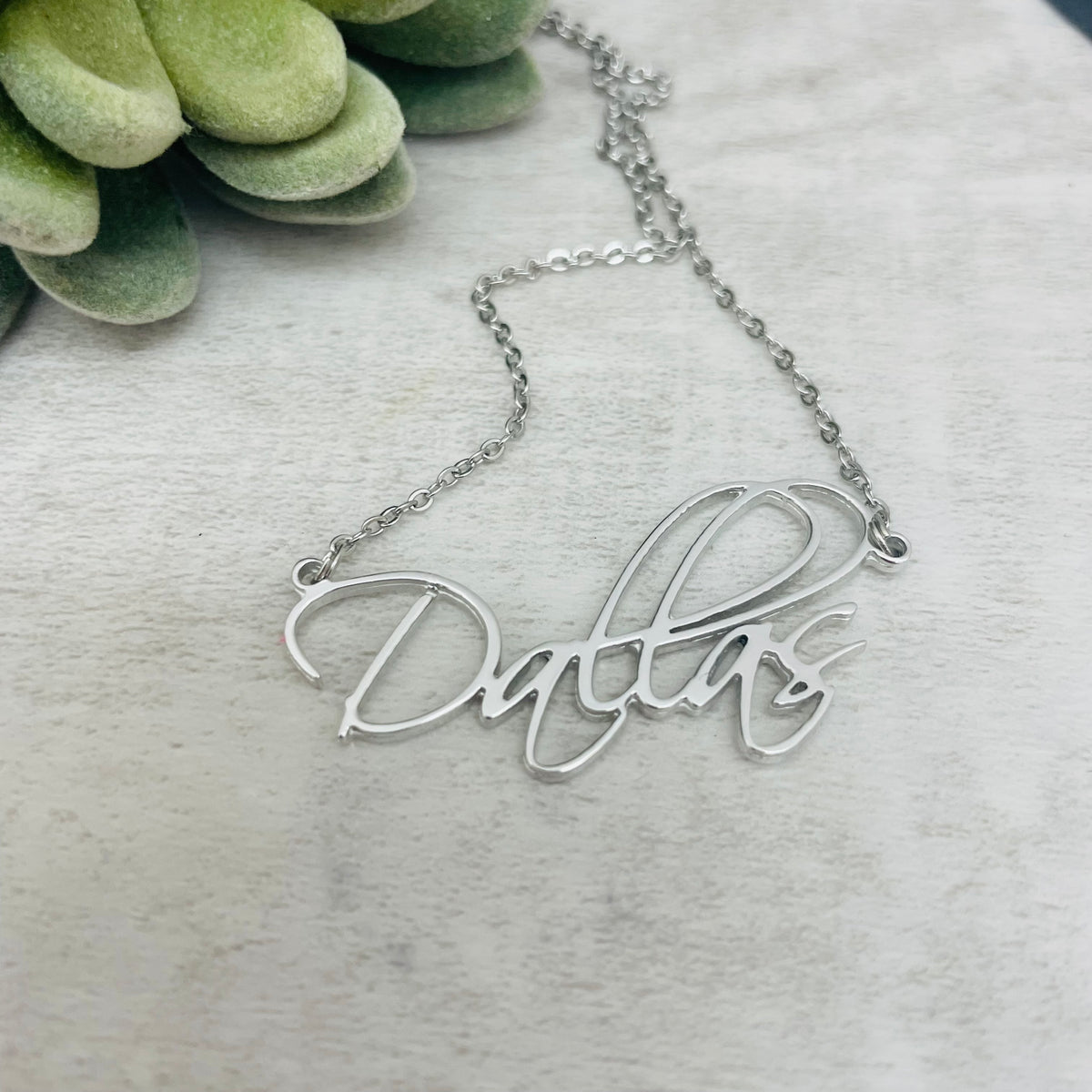 Name deals pendant price