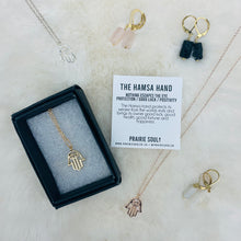 Dainty Necklace / Hamsa Hand of the Goddess