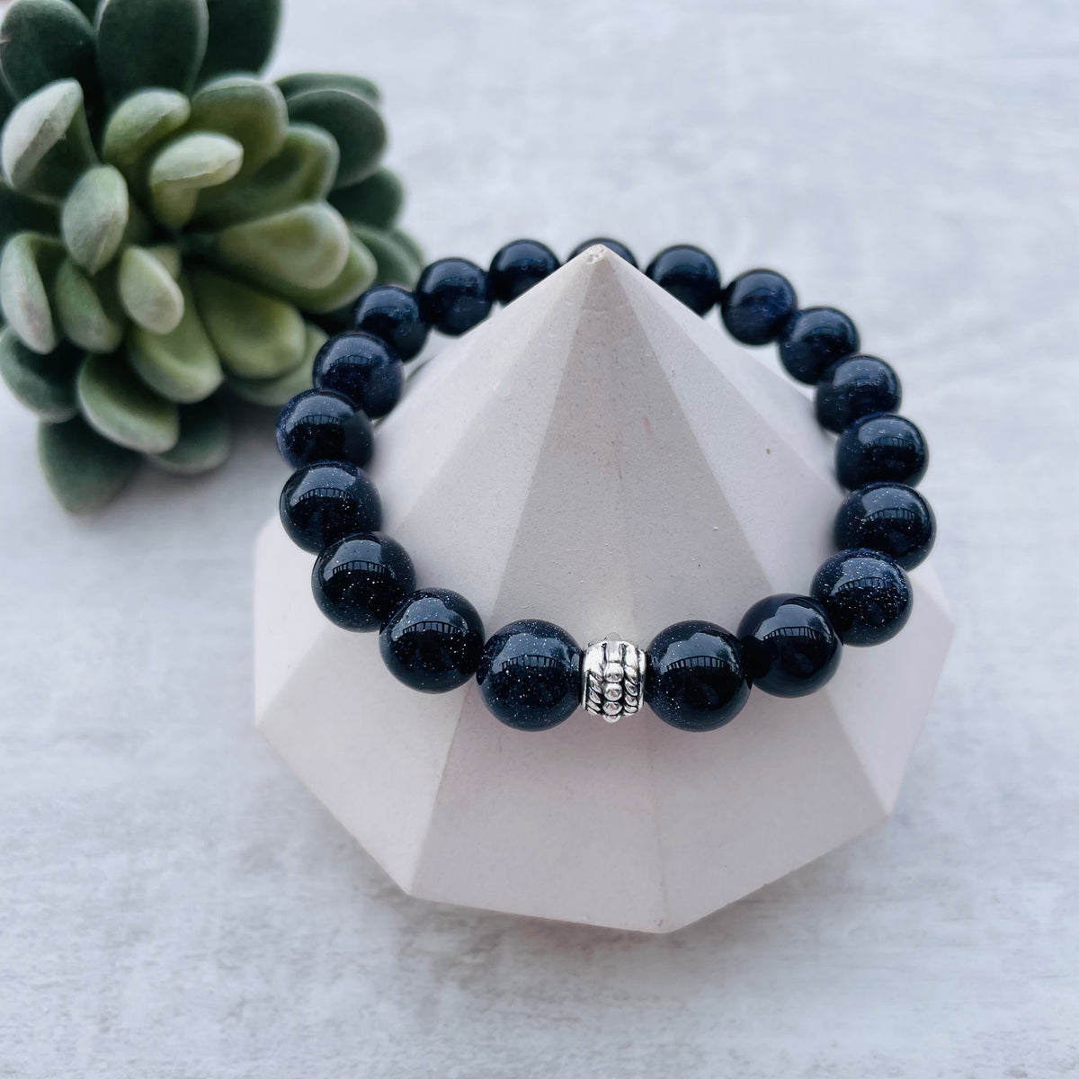 Stone Stacker Bracelet Blue Sandstone – Prairie Soul