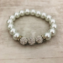 Pearl Stacker Bracelet / White