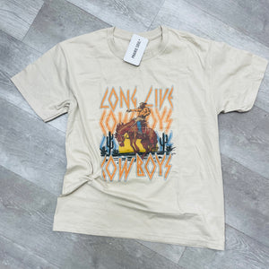 Graphic Tee / Long Live Cowboys