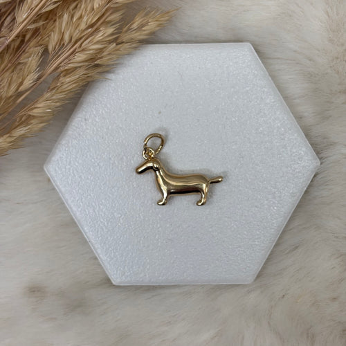 Stainless Steel / Weiner Dog Pendant or Necklace