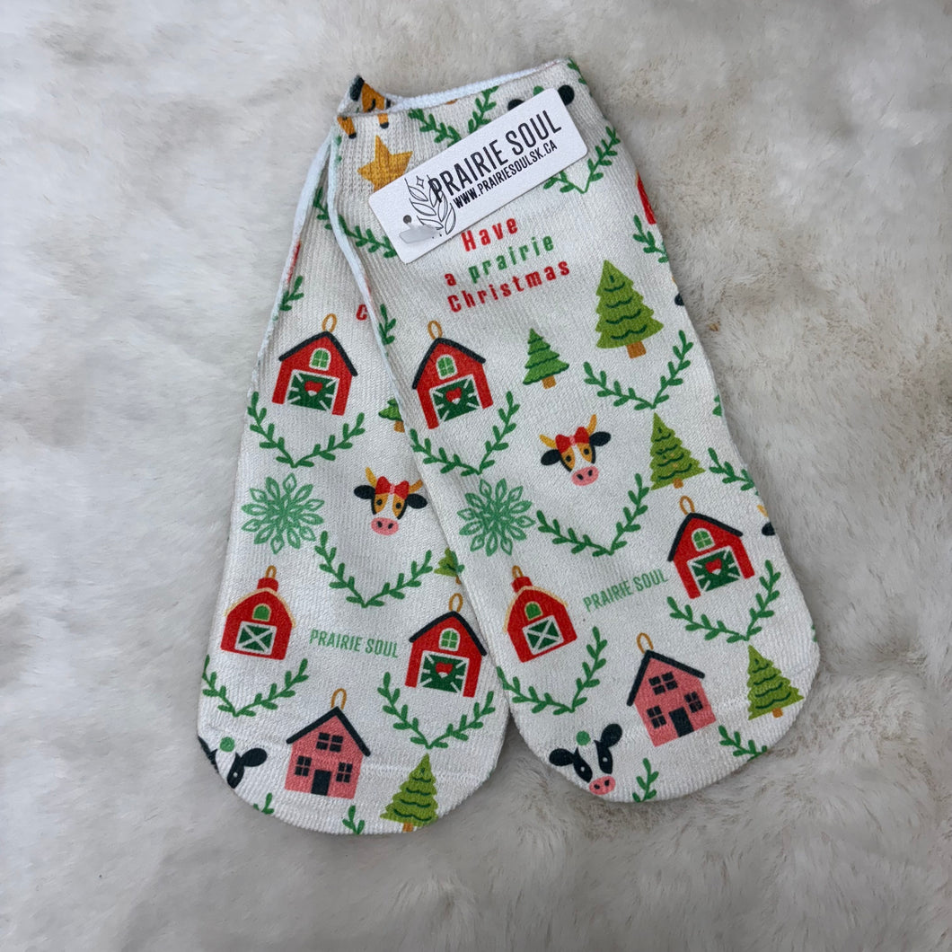 Socks Ankle / Have a Prairie Christmas