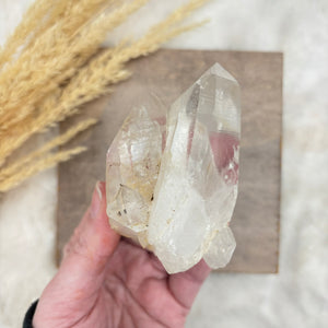 Himalayan quartz "Teach the User" cluster