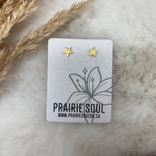 Metal Shape Stud Earring / Star