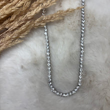Stainless Steel Necklace Tennis Diamond Chain