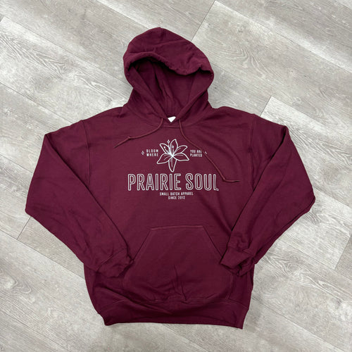 Prairie Soul Bunny Hug OG / Maroon / Bloom Where You Are Planted