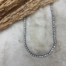 Stainless Steel Necklace Tennis Diamond Chain