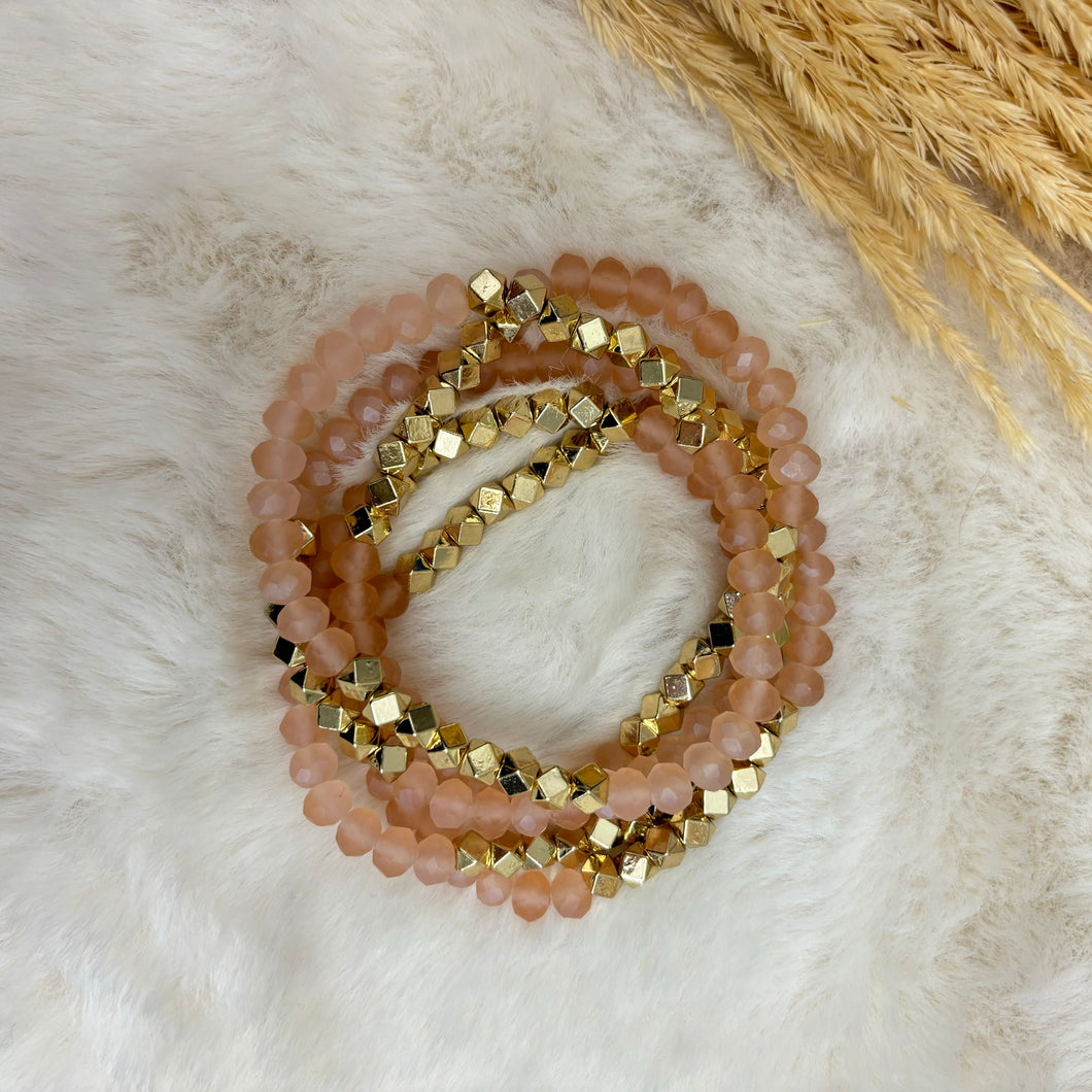 Stacker Bracelet Mini / Blush Pink Gold