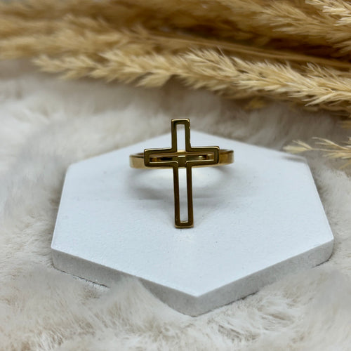 Cross Hollow Ring