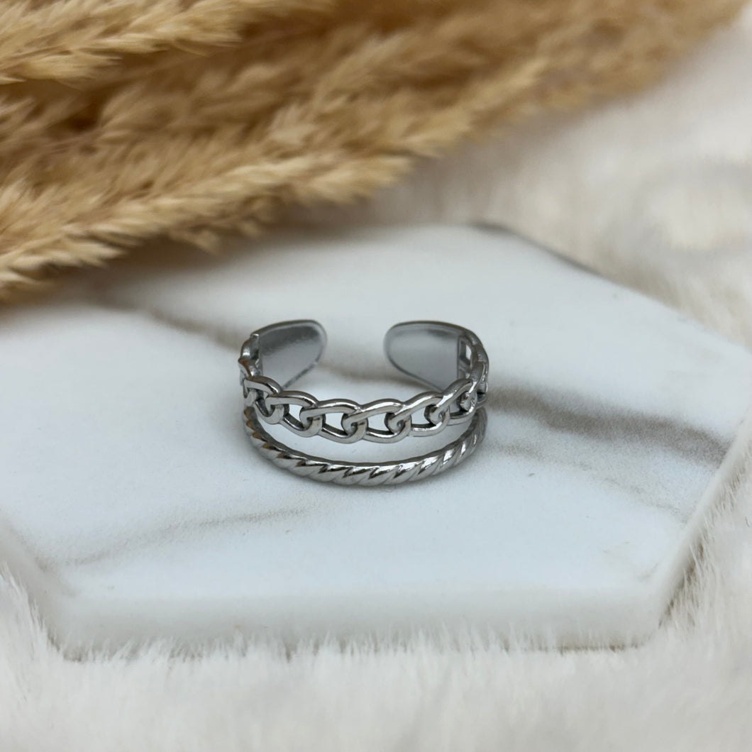 Twist Cable Double Ring