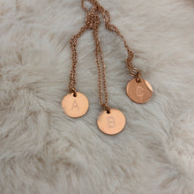 Initial Necklace | Engraved | Stainless Steel