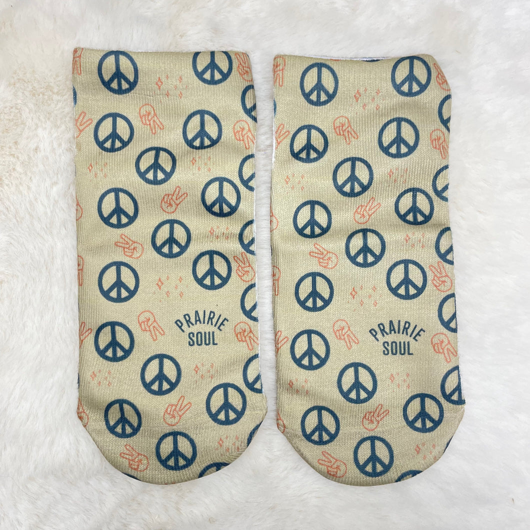 Socks Ankle / Peace Sign