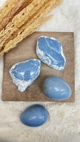 Angelite “Stone of Awareness” Stone Point