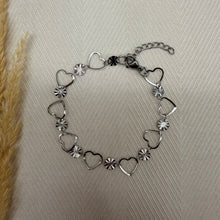 Bracelet + Anklet | Heart Sunburst | Stainless Steel