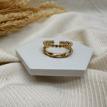 Double Dotted Twist Ring