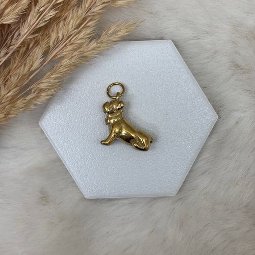 Stainless Steel / Bull Dog Pendant or Necklace