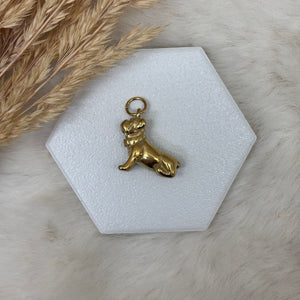 Stainless Steel / Bull Dog Pendant or Necklace