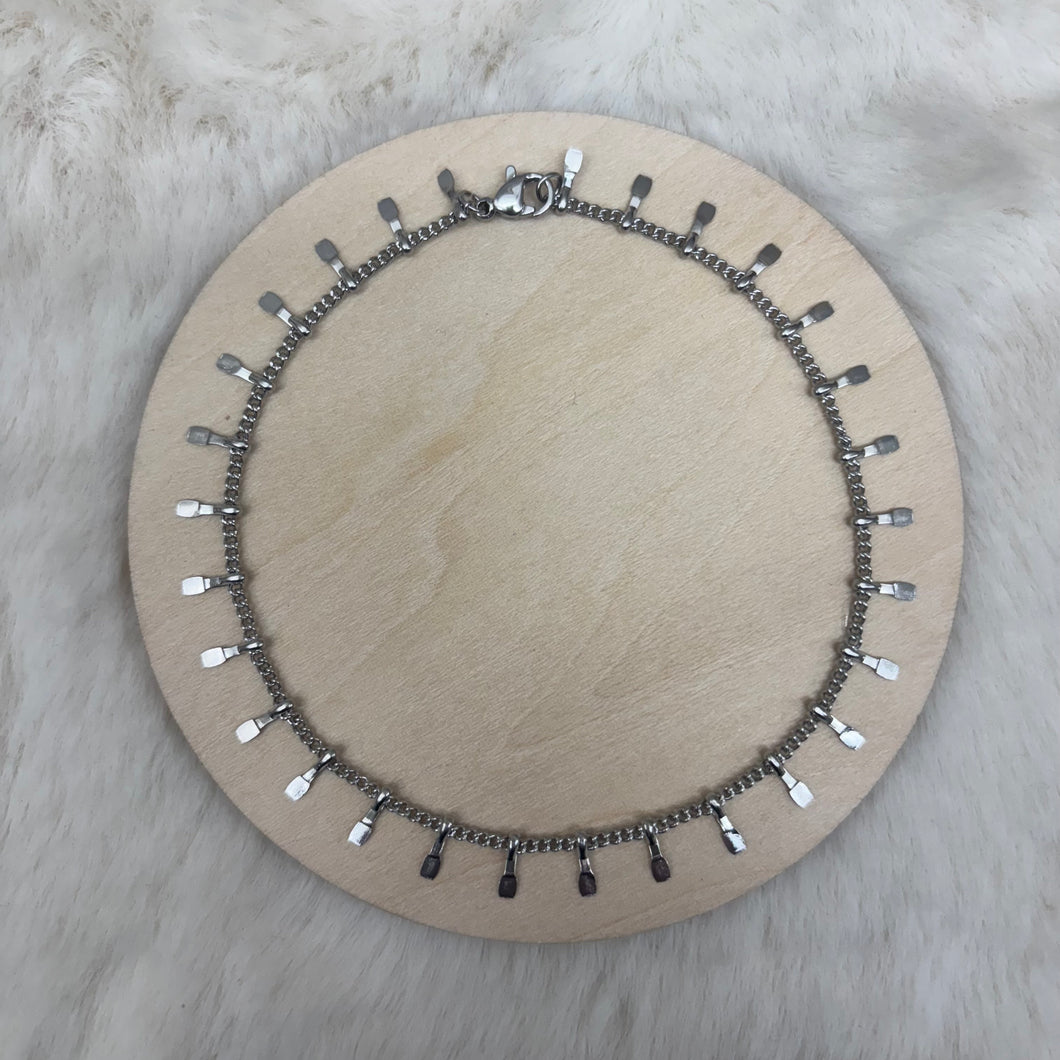 Stainless Steel Bracelet or Anklet / Tassle Chain