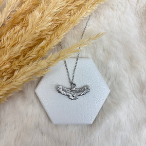 Stainless Steel / Hawk Pendant or Necklace