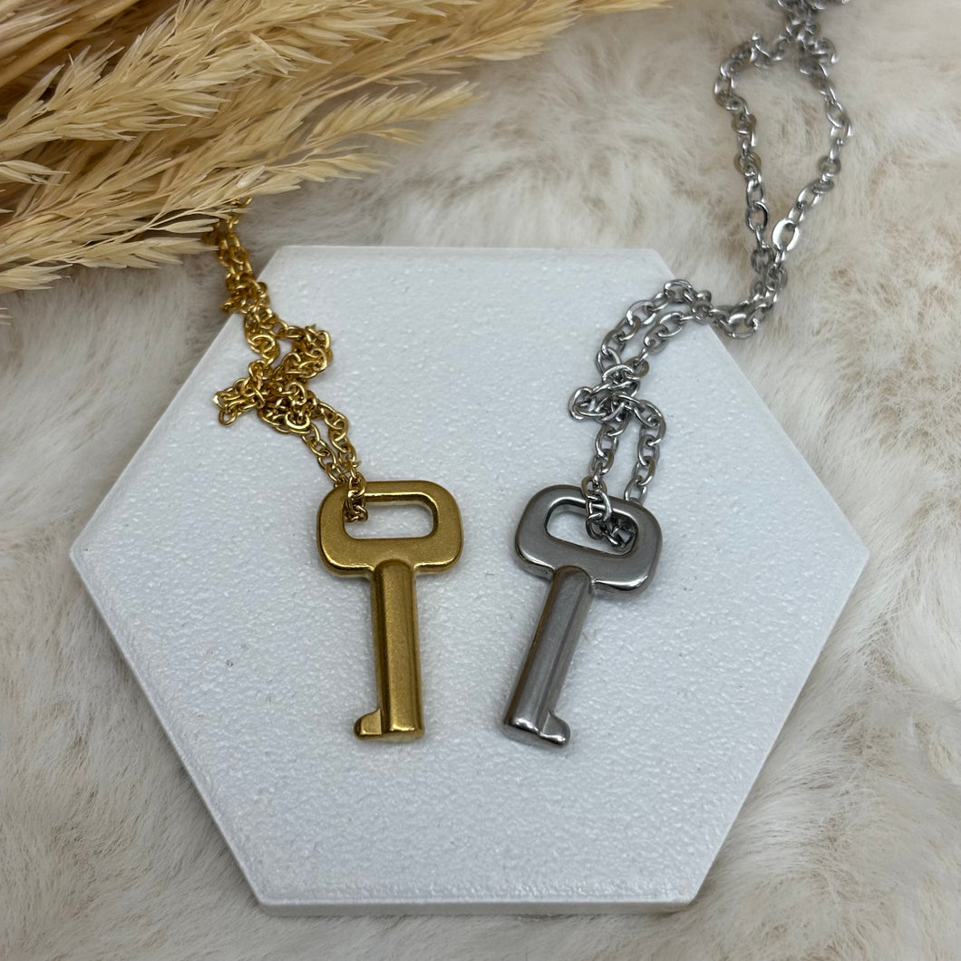 Stainless Steel / Key Pendant or Necklace