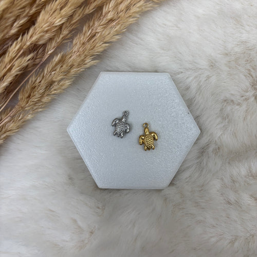 Stainless Steel / Turtle Pendant or Necklace