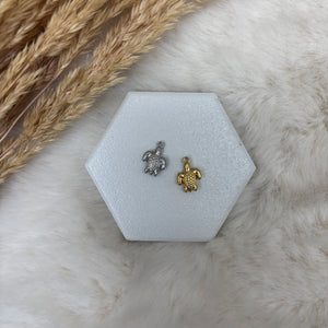 Stainless Steel / Turtle Pendant or Necklace