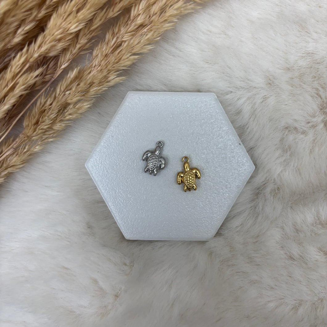 Stainless Steel / Turtle Pendant or Necklace