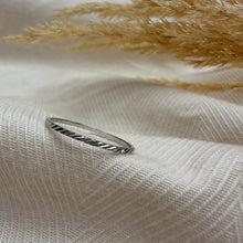 Ring | Dainty Candy Cane Stripe | Stainless Steel