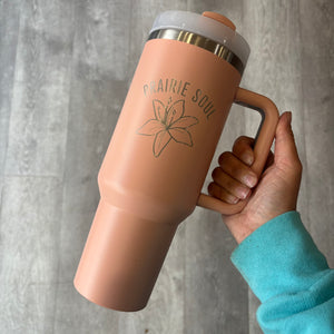 The Refresher Tumbler / Big Sipper Lily / 40oz
