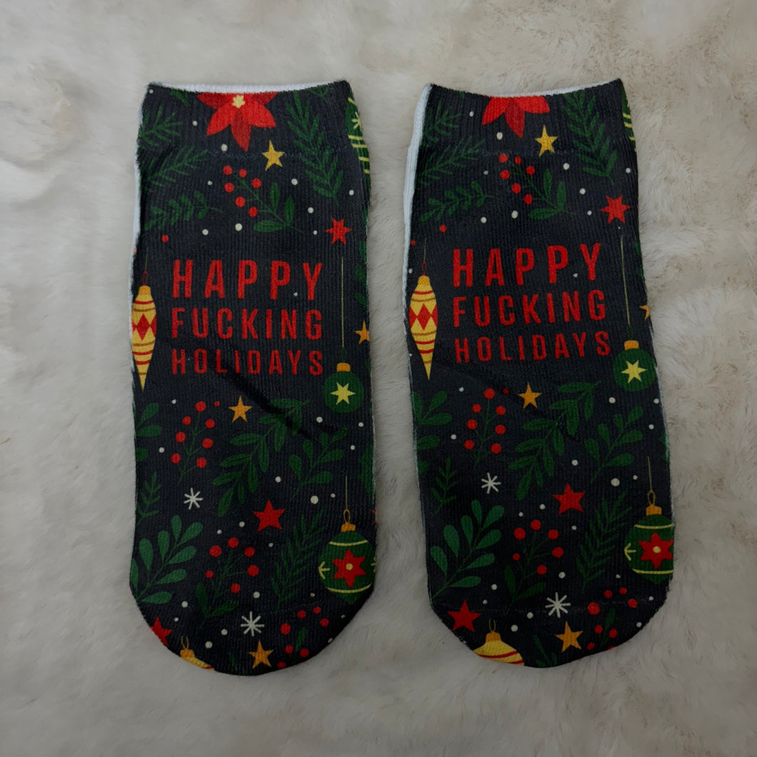 Socks Ankle / Happy F*cking Holidays