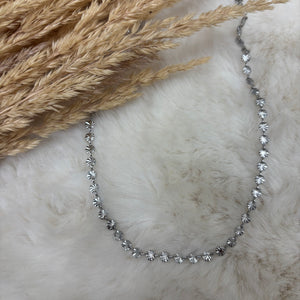 Stainless Steel Necklace / Sunburst Chain