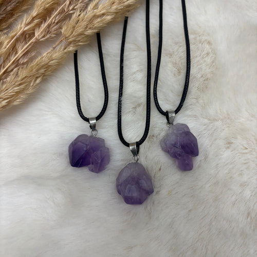 Amethyst Flower Cluster Necklace
