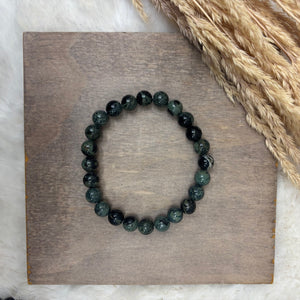 Stone stacker bracelet / 8mm beads