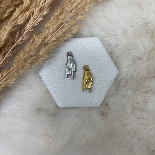 Stainless Steel / Rock On Pendant or Necklace