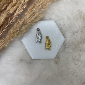 Stainless Steel / Rock On Pendant or Necklace