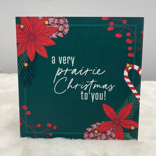 Greeting Gift Card A very prairie Christmas to you