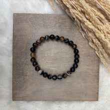 Stone stacker bracelet / 8mm beads