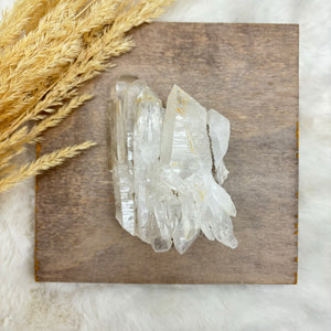 Himalayan quartz "Teach the User" cluster