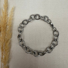 Bracelet + Anklet | Textured Oval | Stainless Steel