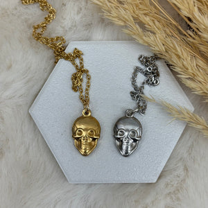 Stainless Steel / Skull Pendant or Necklace