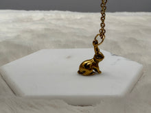 Stainless Steel / Bunny Rabbit Pendant or Necklace
