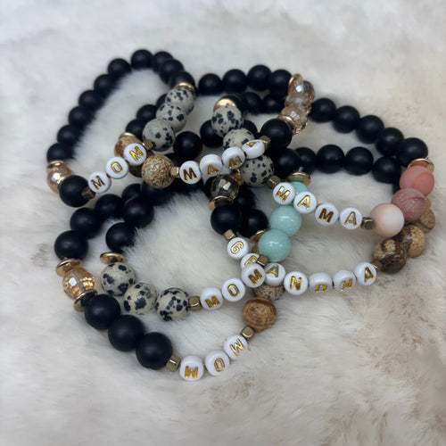 Stone Stacker Bracelet / Family Names